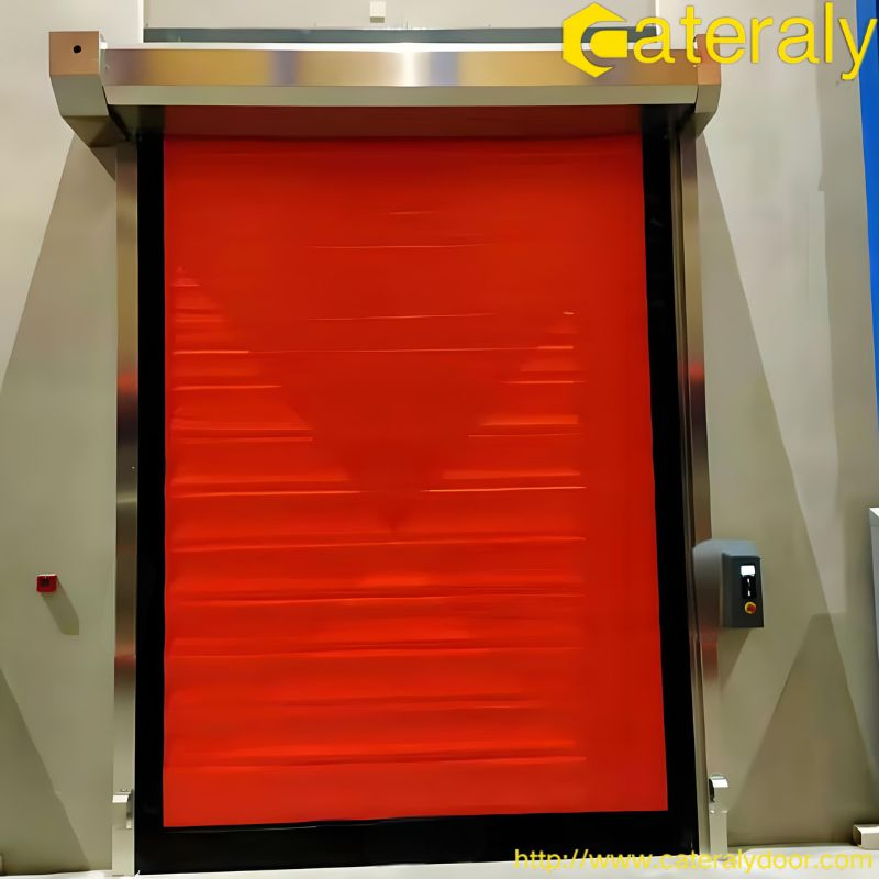 High Speed PVC Rapid Rolling Shutter Insulation Door for Cold Room Cold Storage Door PVC Roll up High Speed Door