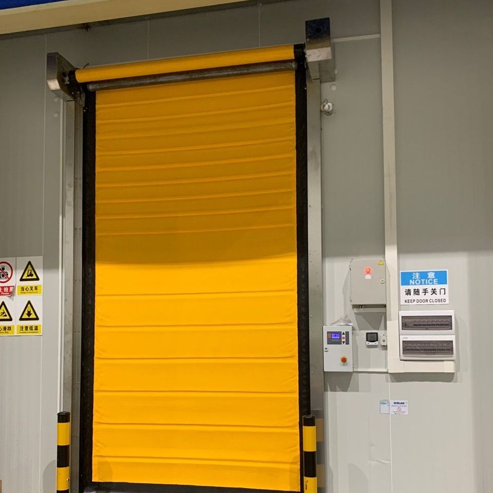 Cool Room Thermal Insulated High Speed Quick Action Roller Shutter Door for Cold Storage