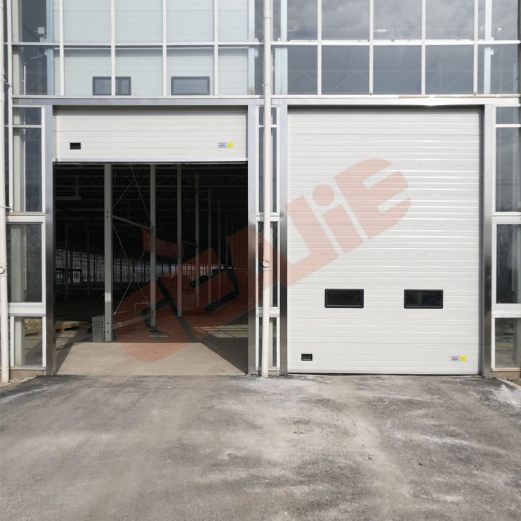Warehouse Customized Aluminum Alloy Explosion-Proof Fast Sectional Industrial Door