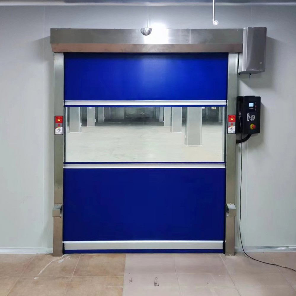 Hot Sale Industrial PVC High Speed Automatic Explosion Proof Rapid Action Rolling Shutter Interior High Speed Rolling Shutter Doors