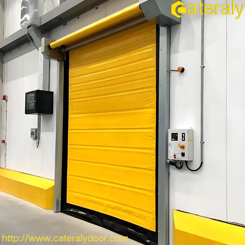 Cateraly High Speed Cold Storage Door with Insulated Energy Control Features High Speed Door Cold Room