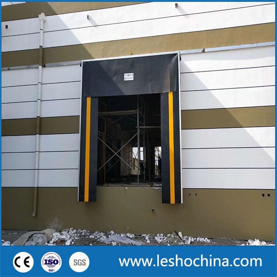 Warehouse Mechanical Energy Saving Door Sealing Strip PU Foam Pad Dock Sealing Strip Loading Zone Manual Insulated Pad Adjustable Sponge Dock Shelter