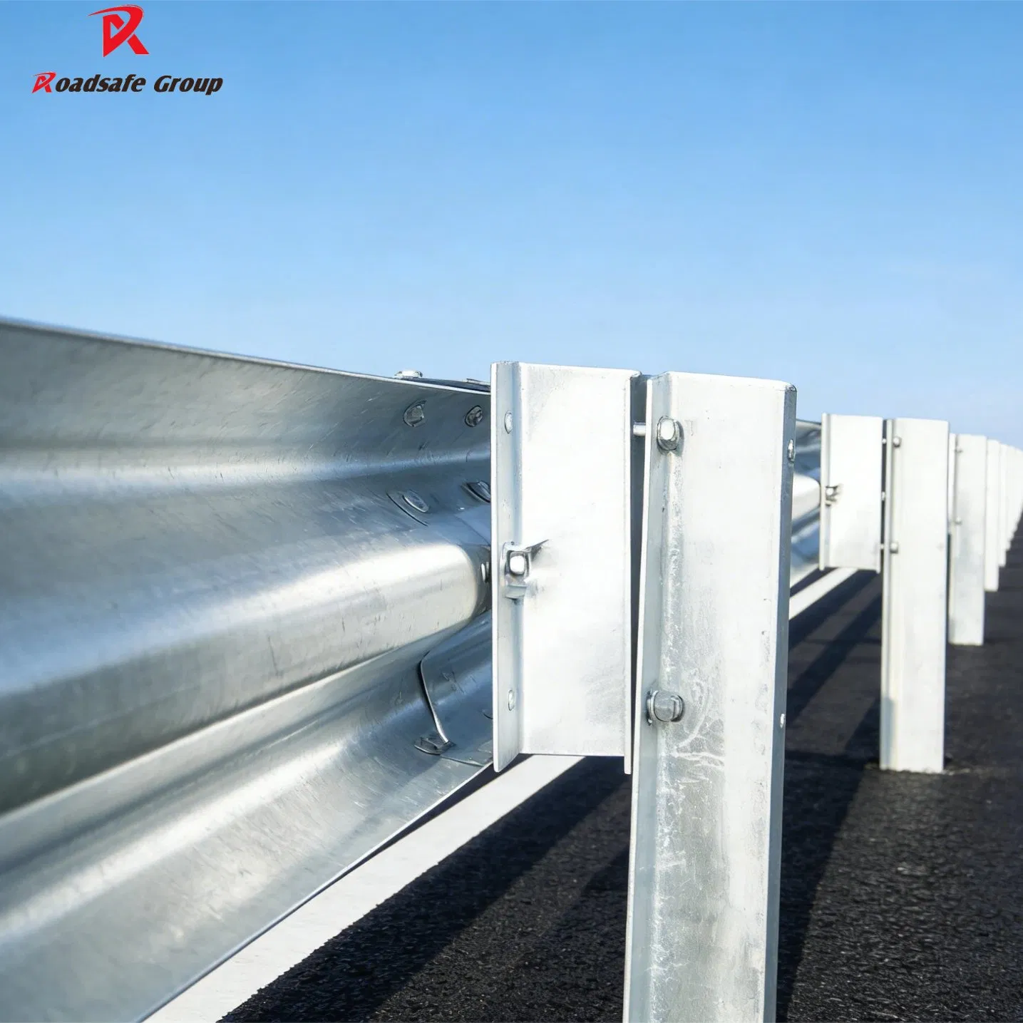 Anti-Collision W Tribe Beam &amp; Column Barriertraffic Vehicle Redirection Highway Guardrails