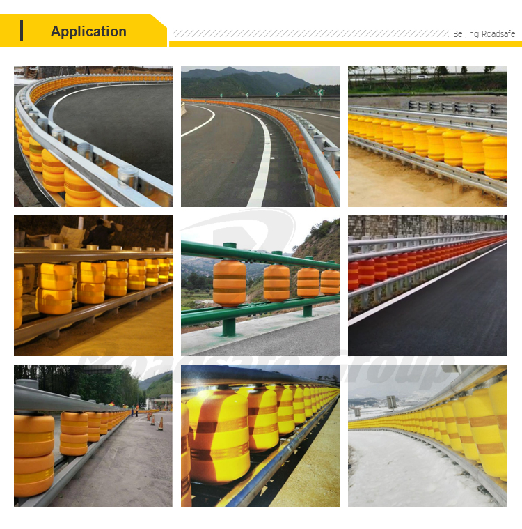 Highway EVA Anti-Collision Crash Bucket Safety Rolling Barrier Guardrail