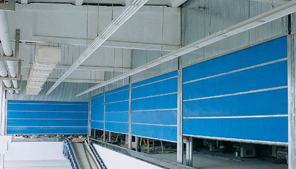 Exterior &amp; Interior Fiber Curtain Fire Rated Roller Shutter