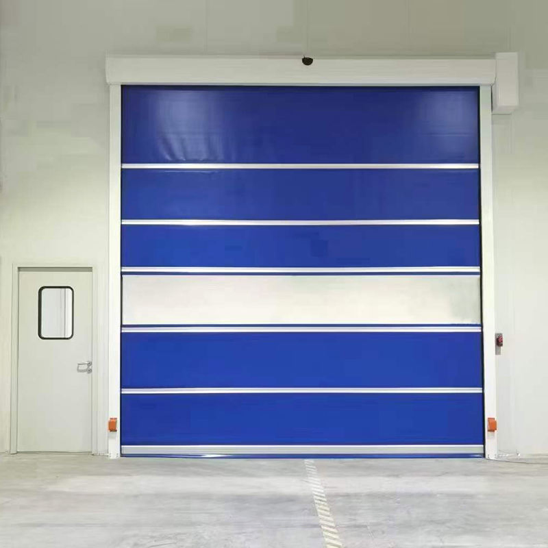 PVC Workshop Automatic Electric High-Speed Rolling Shutter Door Industrial Fast Rolling Shutter Door Cold Storage Rolling Shutter Garage Door
