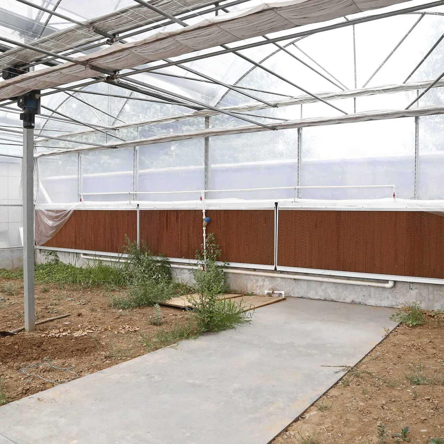 Greenhouse Pad-Fan Evaporative Air Cooler Wetted Curtain Wet Pad Cooling System