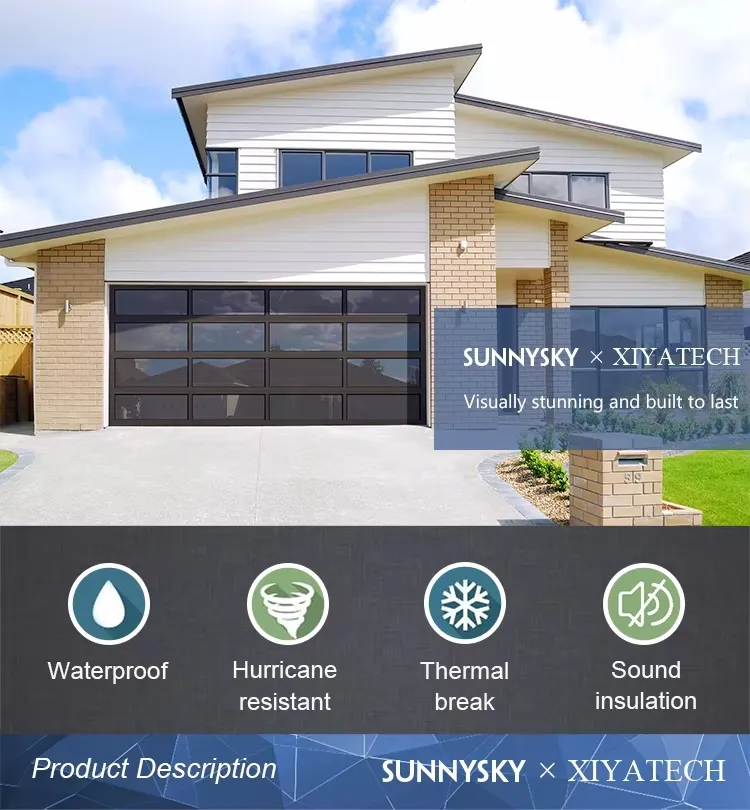 Automatic Glass Garage Door