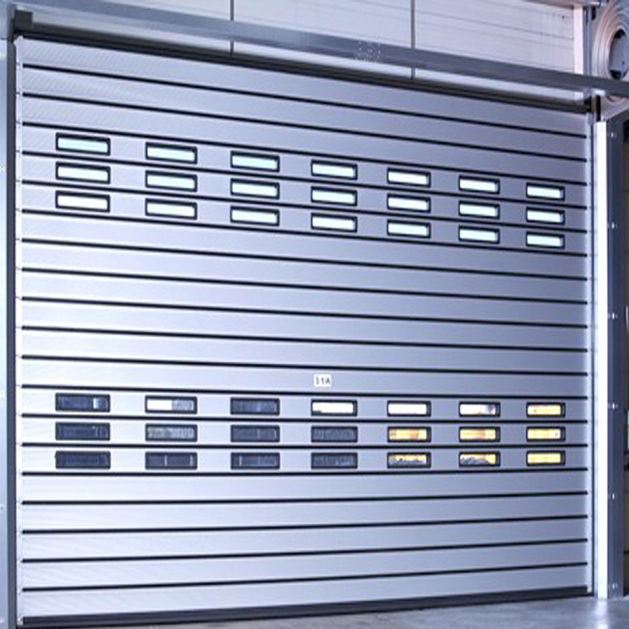 Industrial Roller Shutter Door Automatic Aluminum High Speed Door Aluminum Spiral Door Security Fast Rolling Door Fast Warehouse Door Fast Garage Door Price