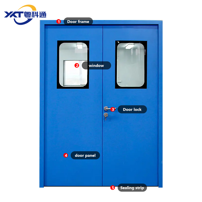 Hospital Metal Cleanroom Door for Hospital Doors