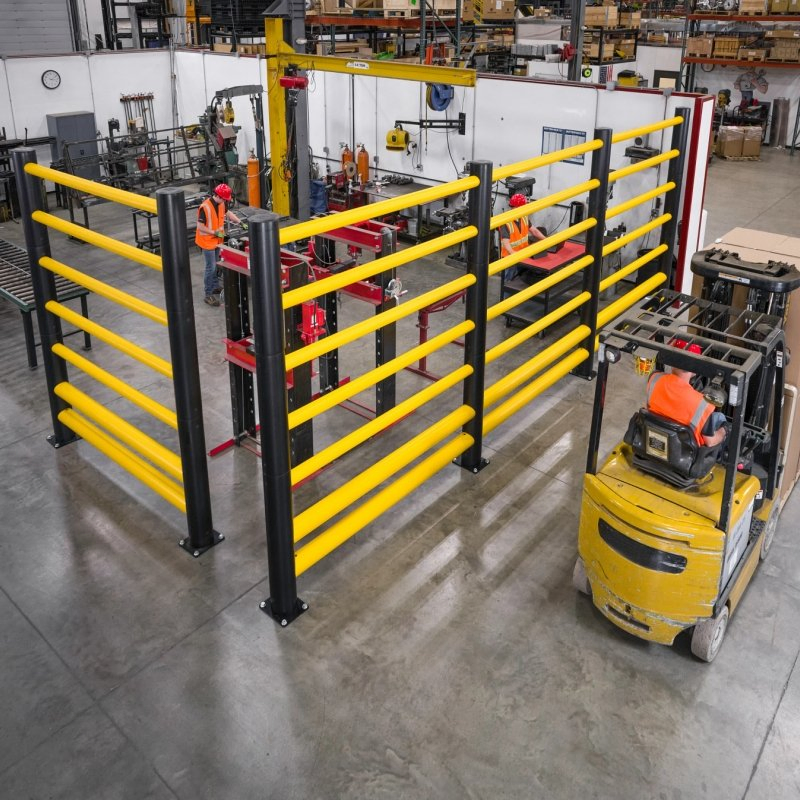 Hsj High Quality Flexible Anti-Collision Guardrail Safety Guardrail Wholeworld Safety Barrier Traffic Guardrail for Pedestrian Protection