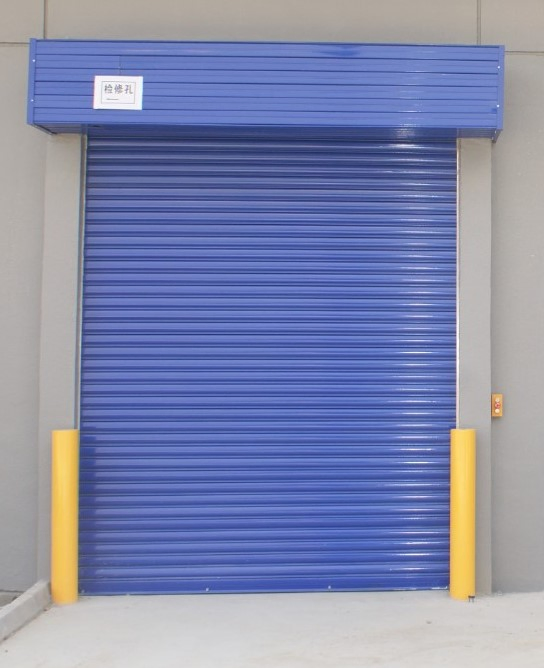 Industrial Exterior &amp; Interior Galvanized Steel Fire Safety Fire Rated Rolling Fireproof Roller Shutter Fire Rolling up Rolling Shutter