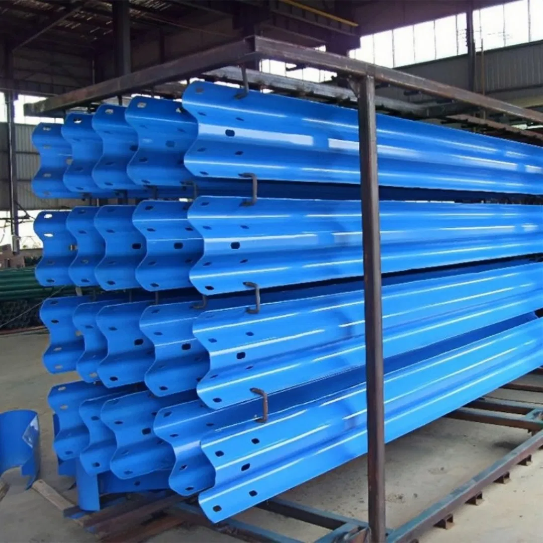 Galvanized Steel Road Safety Guardrail CE Certified Bridge Guardrail W Beam Highway Safety Guardrail Anti-Collision Highway Guardrail