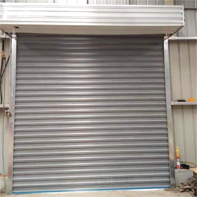 Industrial Exterior &amp; Interior Fire Proof Galvanized Steel Fire Rated Electrical Roller Shutter Rolling Roll up Roll-up Metal Automatic Fire Roller Shutters