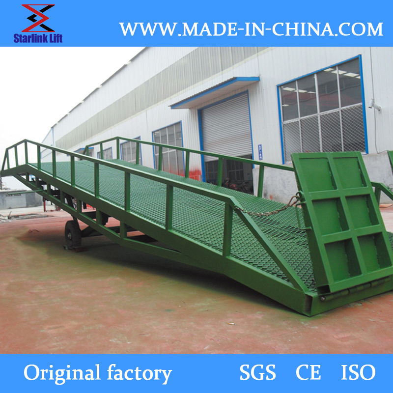 6-Ton, 8-Ton, 10-Ton, 15-Ton Mobile Container Loading &amp; Unloading Equipment Mobile Dock Leveler for Unloading