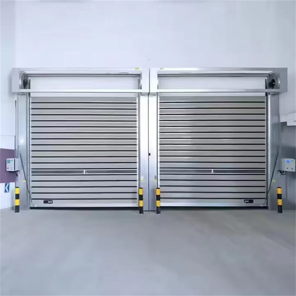 Aluminum Alloy Turbine Hard Fast Industrial Exterior Turbo Rigid Rolling High Speed Spiral Door