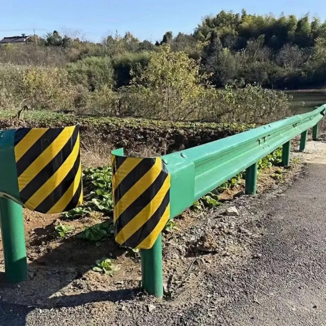 Galvanized Steel Road Safety Guardrail CE Certified Bridge Guardrail W Beam Highway Safety Guardrail Anti-Collision Highway Guardrail