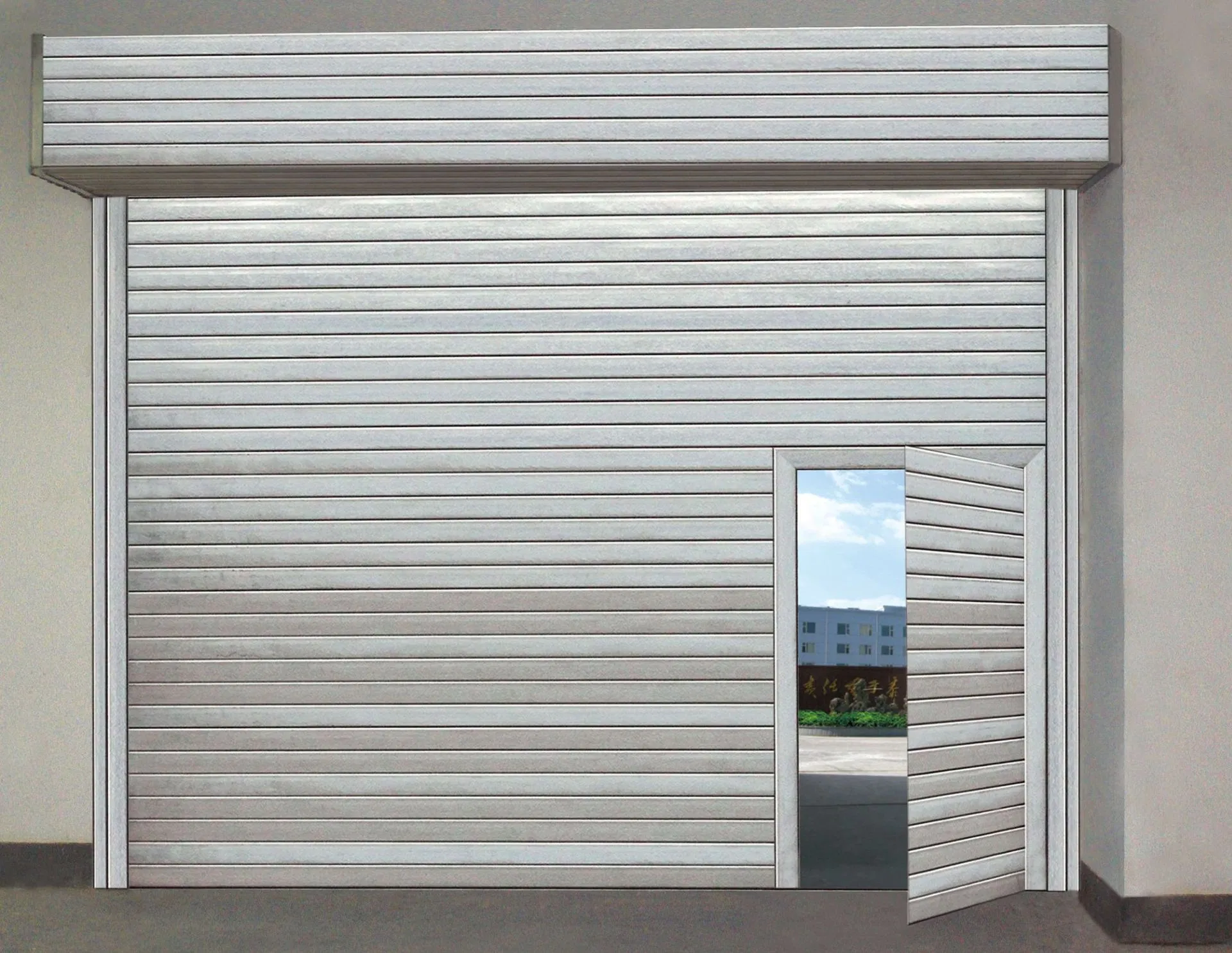 Security Safety Fire Rated Rolling Doors Smokeproof Curtain Shutter Gate for Market, Warehouse