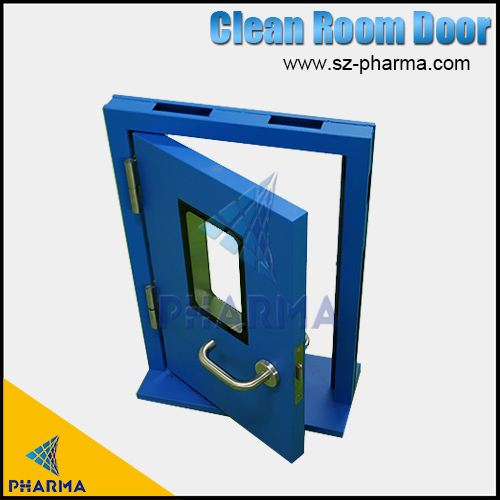 Sliding Rail Industrial Metal Aluminum Rolling Door, Mirror Cleanroom Water Resistant Aluminum Door