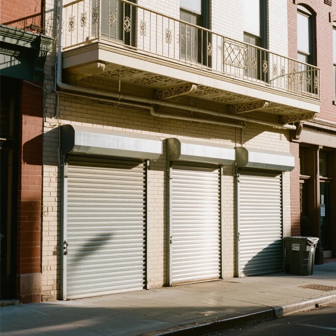 Fire Rated Heat Insulating Guide Grille Rail Security Stainless Steel Roller Shutter