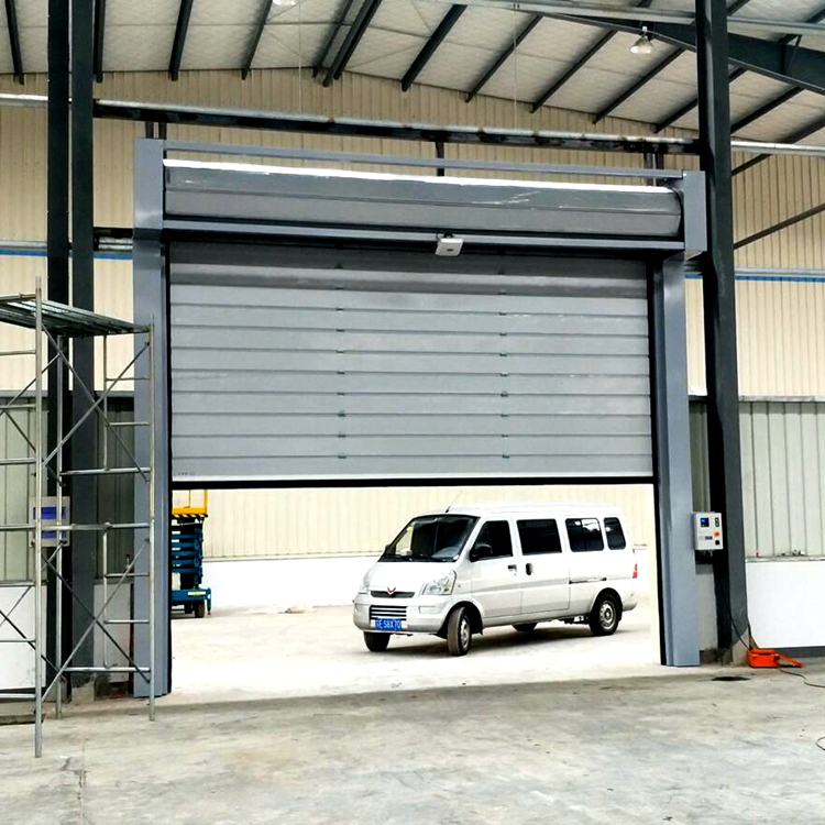 High Speed Automatic Insulation Aluminum Spiral Garage Door