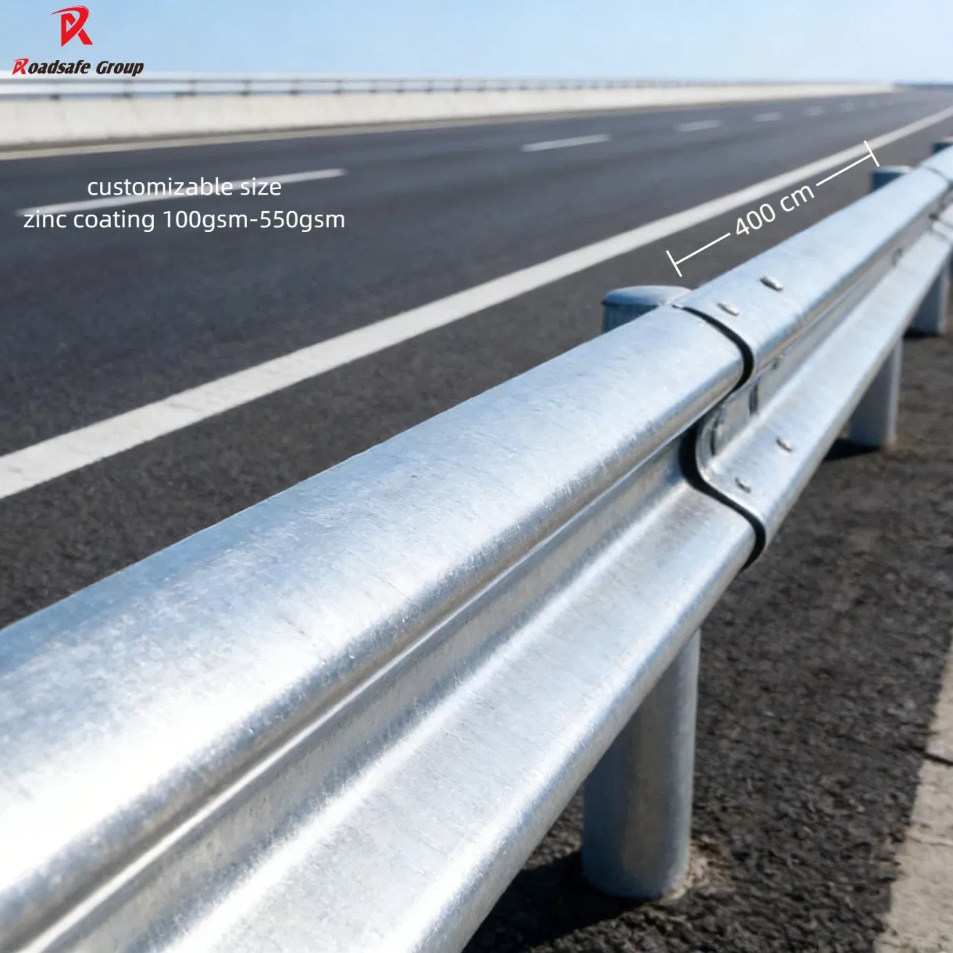 Anti-Collision W Tribe Beam &amp; Column Barriertraffic Vehicle Redirection Highway Guardrails