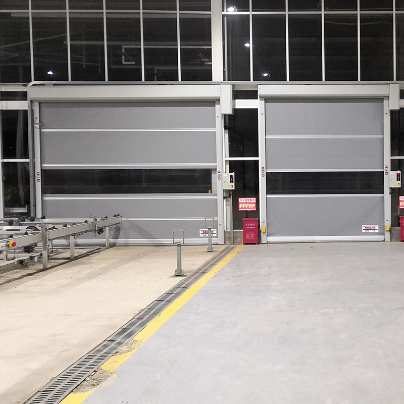 New Product Industrial PU Electric High Speed Automatic Rolling Shutter PVC Insulated Explosion Proof Fast Roller High Speed Doors