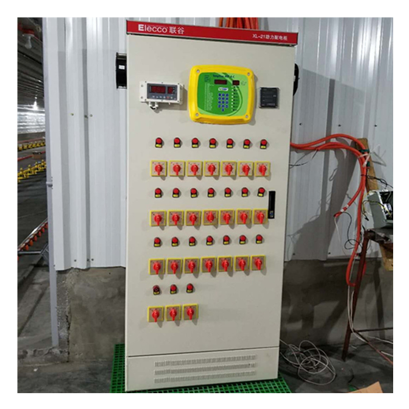 Broiler Chicken Floor Feeding System