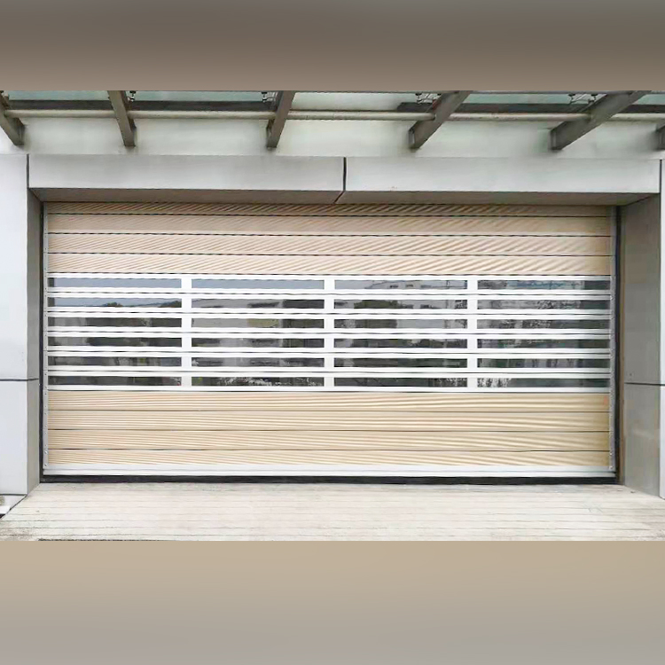 High Speed Automatic Insulation Aluminum Spiral Garage Door