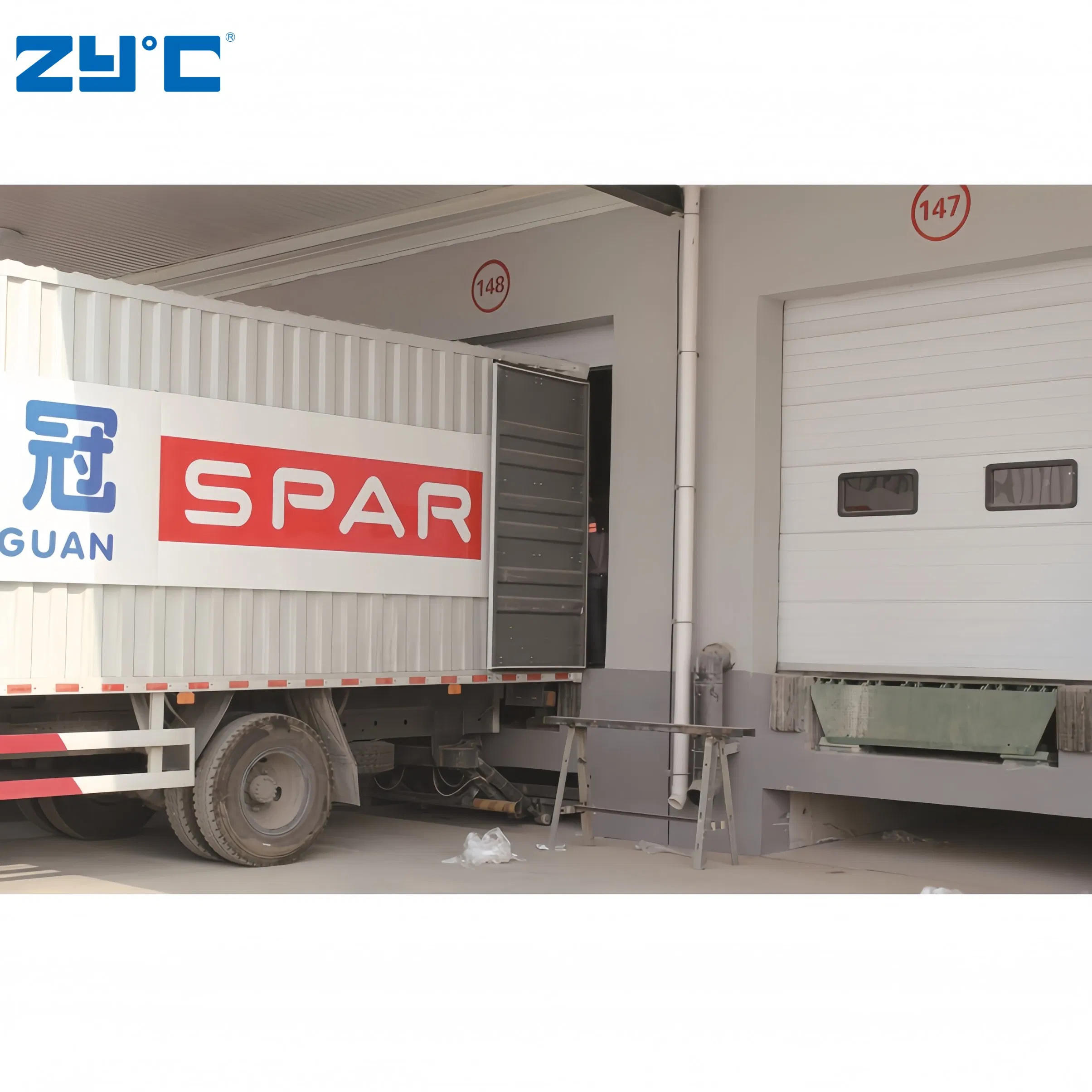 Low Temperature Cold High Speed Roll up Door Freezer PVC Fast Rapid Electric Roller Warehouse Door for Cold Storage &amp; Logistics Refrigeration Chain