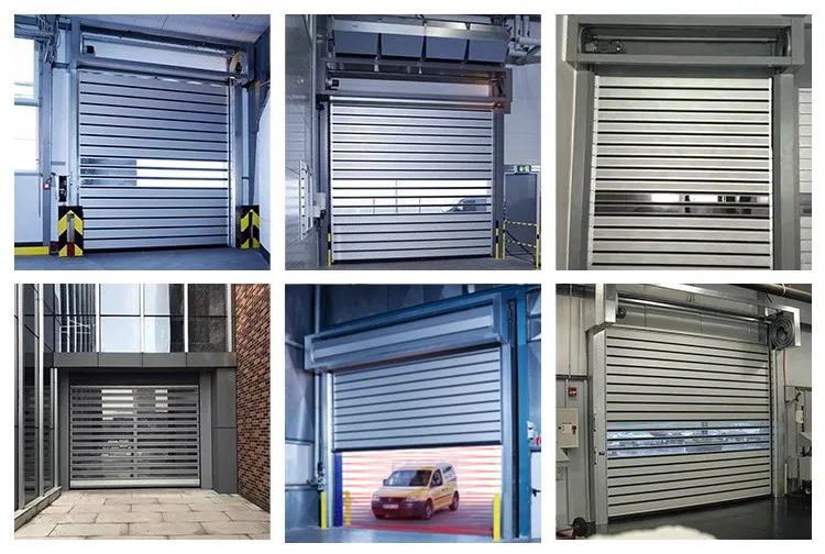 Aluminum Spiral High Speed Rolling Doors