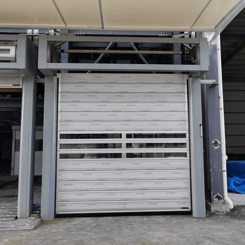 Silent-Running High-Speed Spiral Door for Medical and Healthcare Premises
