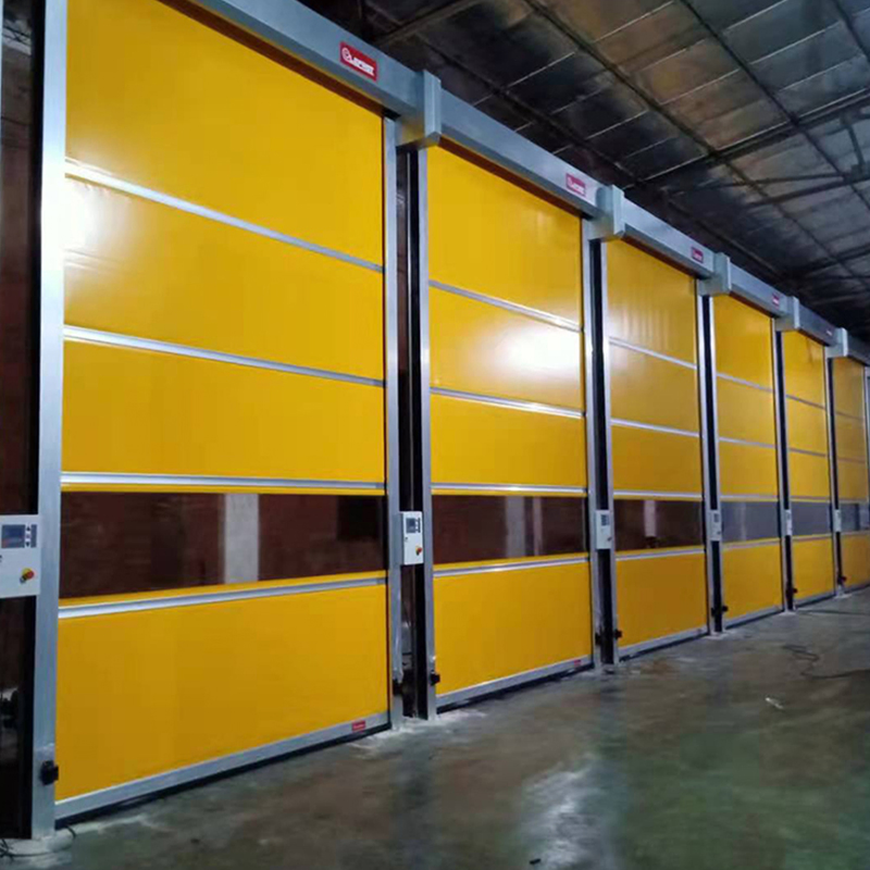 Hot Sale Industrial PU High Speed Automatic Explosion Proof Rapid Action Rolling Shutter Interior High Speed Rolling Shutter Doors