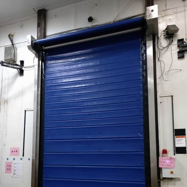 Industrial PVC Fabric Insulated Freezer Room Roller Doors High Speed Door PVC Door Roller Shutter Door Cold Storage Door Cold Room