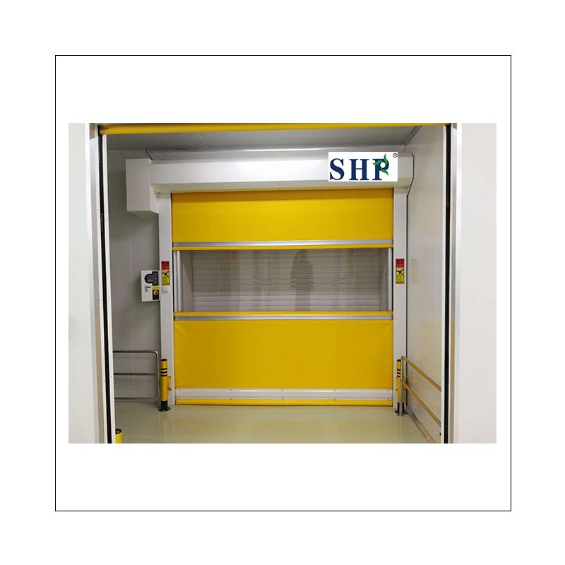 Automatic Industrial Fabric Roll up Fast High Speed Storage Roller Roll Door for Cold Room