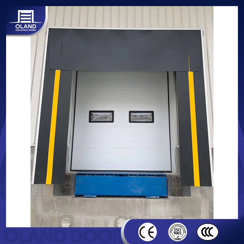 Industrial Polyester Fabric Mechanical Retractable Collapsible Sponge Inflatable Loading Bay Dock Seal Dock Shelter for Warehouse or Cold Storage
