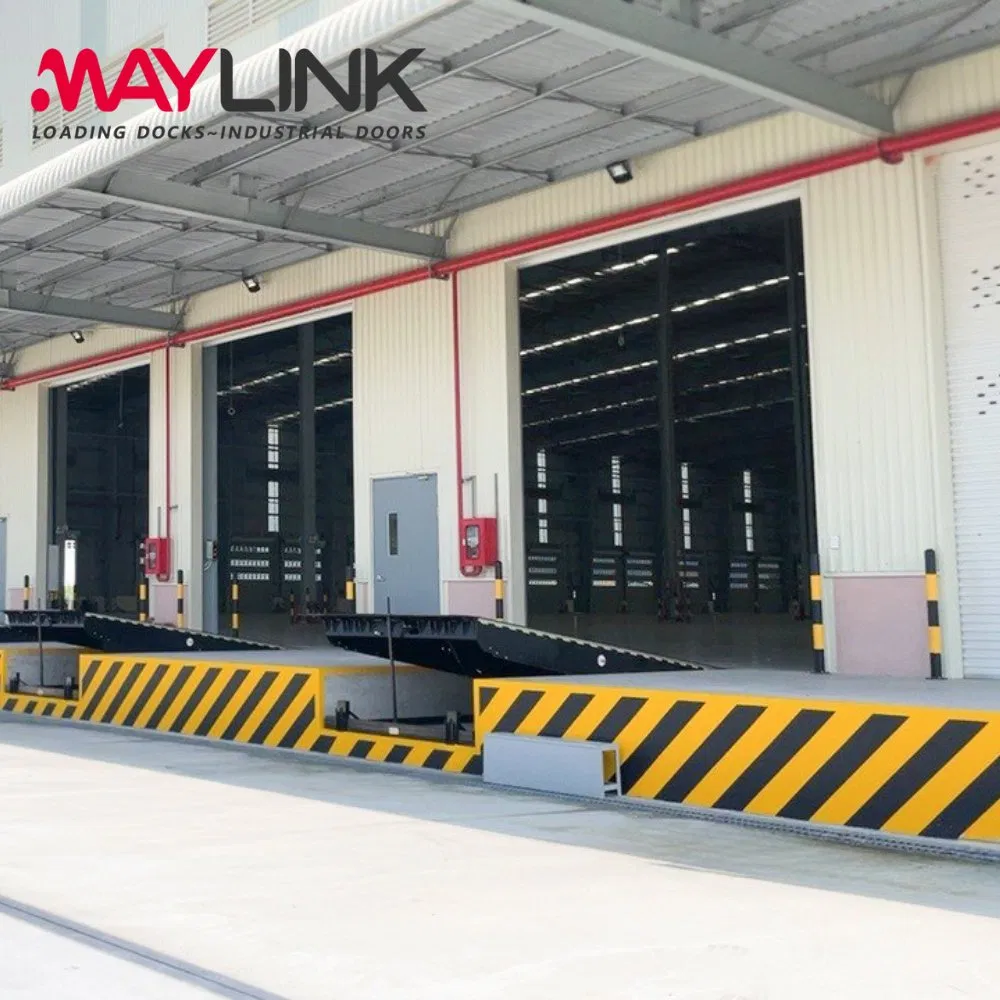 Maylink Non-Slip Steel Dock Plate Leveler for Heavy Duty Truck Loading