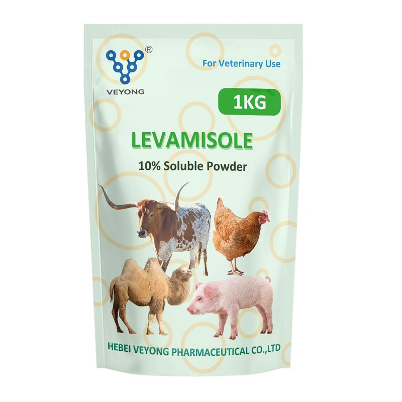 Pharmaceutical Drugs Levamisole Hydrochloride 10% Soluble Powder Sheep Medicine 10% Levamisole Powder