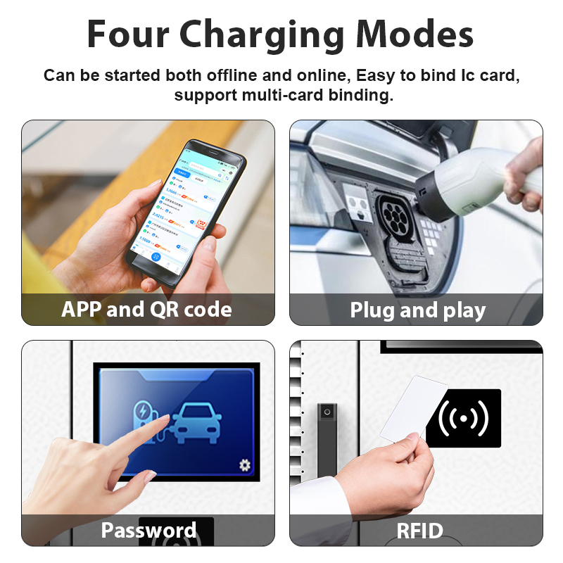 60kw/120kw/180kw Ocpp 1.6j Chademo, CCS2, Type 2 DC+ AC Connector EV Car Charging Station Charging Pile for Outdoor Commercial Use