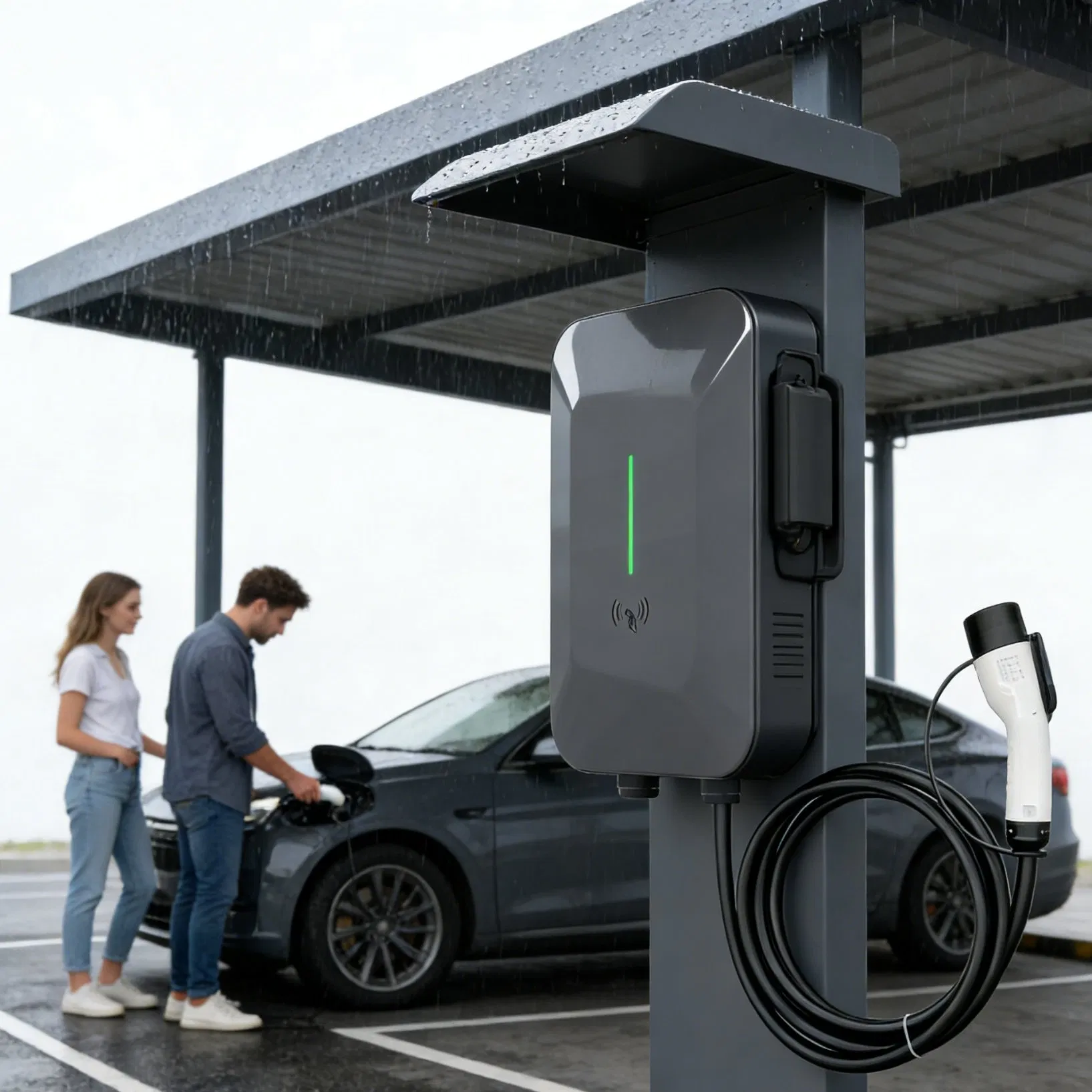 7kw Home EV Charger Wallbox Residential Slow Apartment Shared