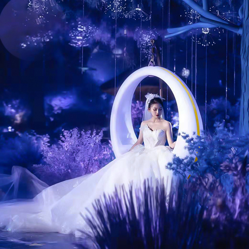 Colorful Outdoor Lighting Waterproof Garden Light LED Furniture Strip Light LED Swing Chair