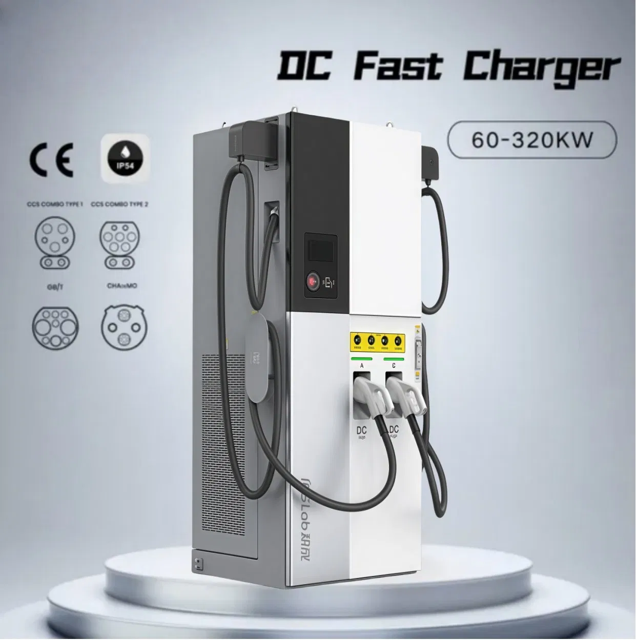 CE TUV Approved EV Infrastructure 60kw 120kw 240kw 360kw 4G Ethernet CCS2 Gbt Ocpp Fast DC Electric Vehicle Car Battery EV Charger Charging Station
