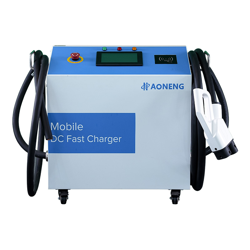 Aoneng 30kw Movable Mobile Rapid Fast Solar DC Electric Vehicle Car Battery EV Charger Charging Station for Emergency Commercial Use CCS2 GB/T Level 3 Ocpp1.6