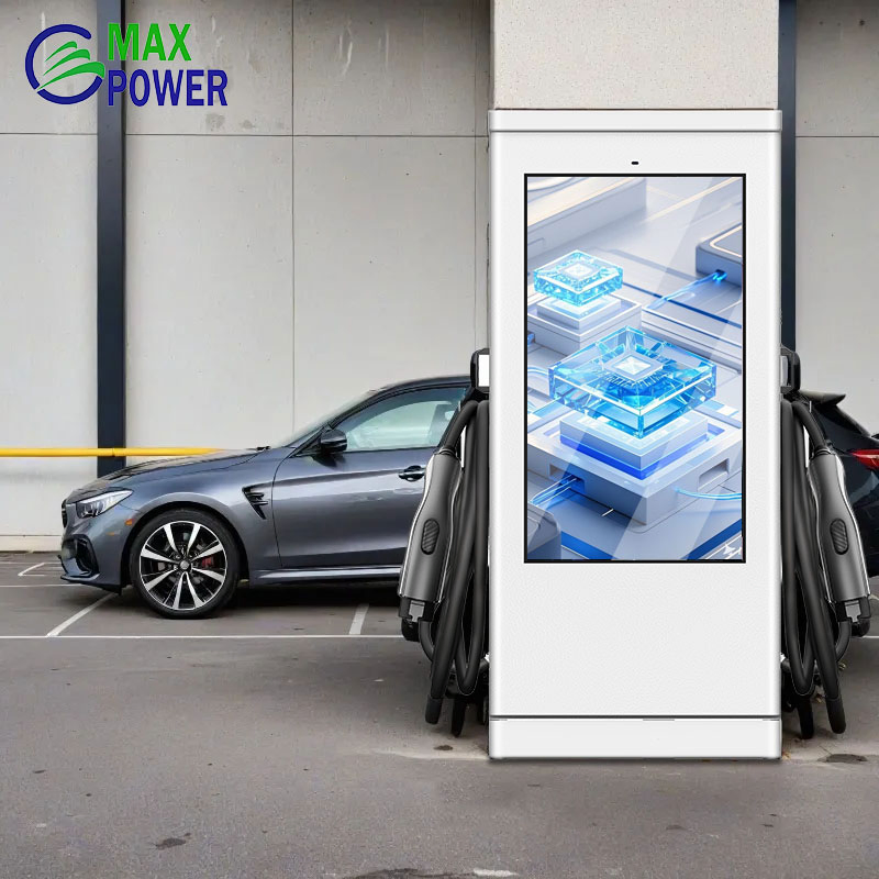 60kw/120kw/180kw Ocpp 1.6j Chademo, CCS2, Type 2 DC+ AC Connector EV Car Charging Station Charging Pile for Outdoor Commercial Use