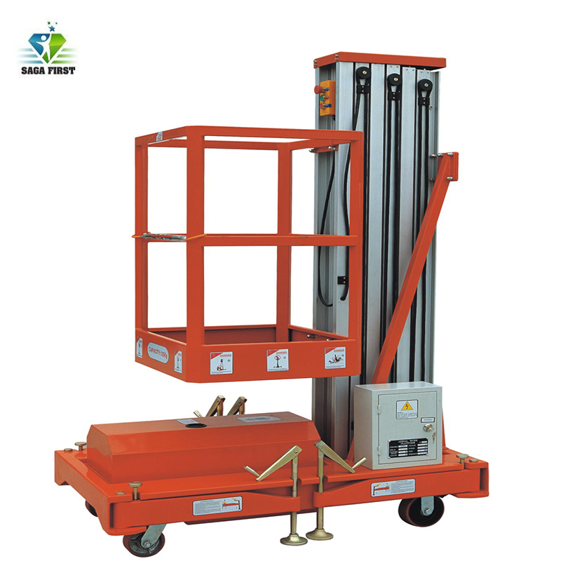 Mobile 300kg Low Level Access Electric Aerial Lift Aluminum Ladder