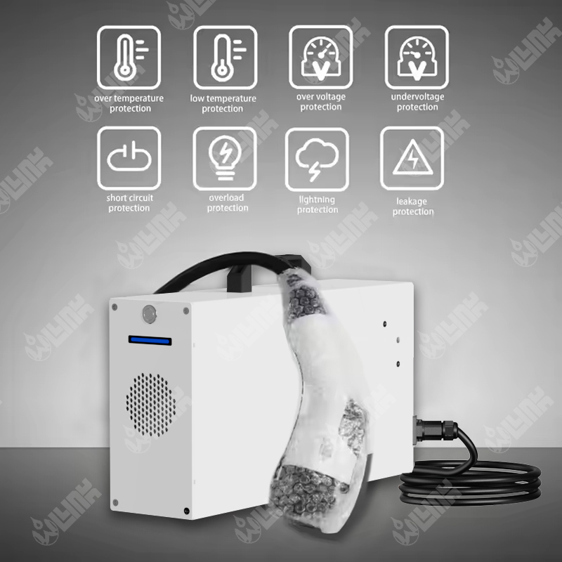 Olink 7kw DC EV Charging Station for Outdoor Use