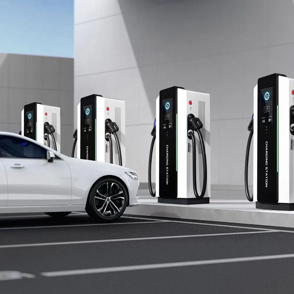 High Quality EV Charging Station 60kw/80kw/120kw/160kw/180kw/240kw CCS Chademo DC Fast EV Charger with 30kw 1000V EV Charging Module