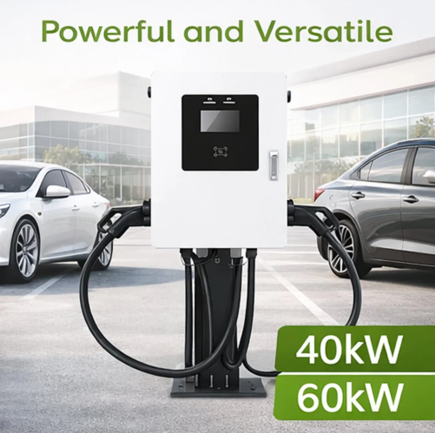 Wall Mounted DC EV Charger for Commercial &amp; Residential Use 40kw 60kw