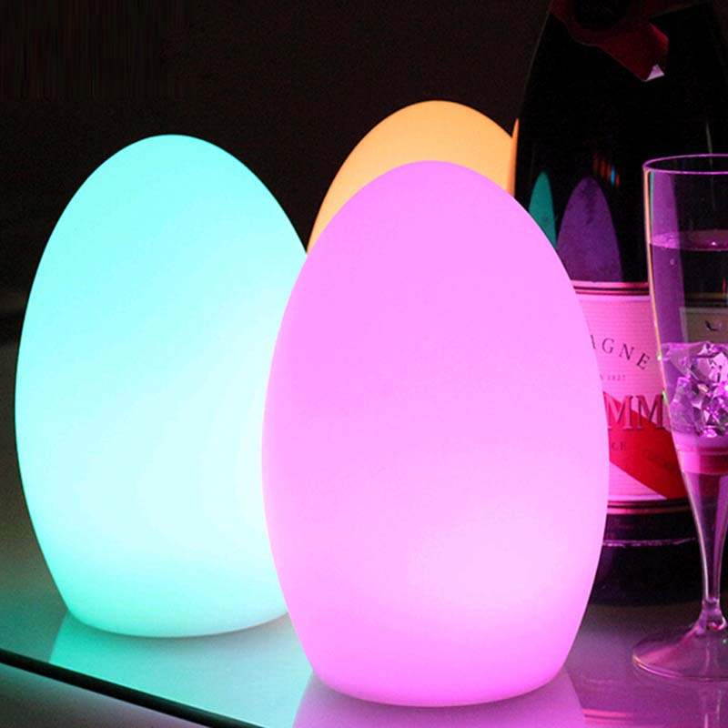 Porch Furniture Rechargeable LED Table Lamp Modern RGB LED Light Bedside Lamp