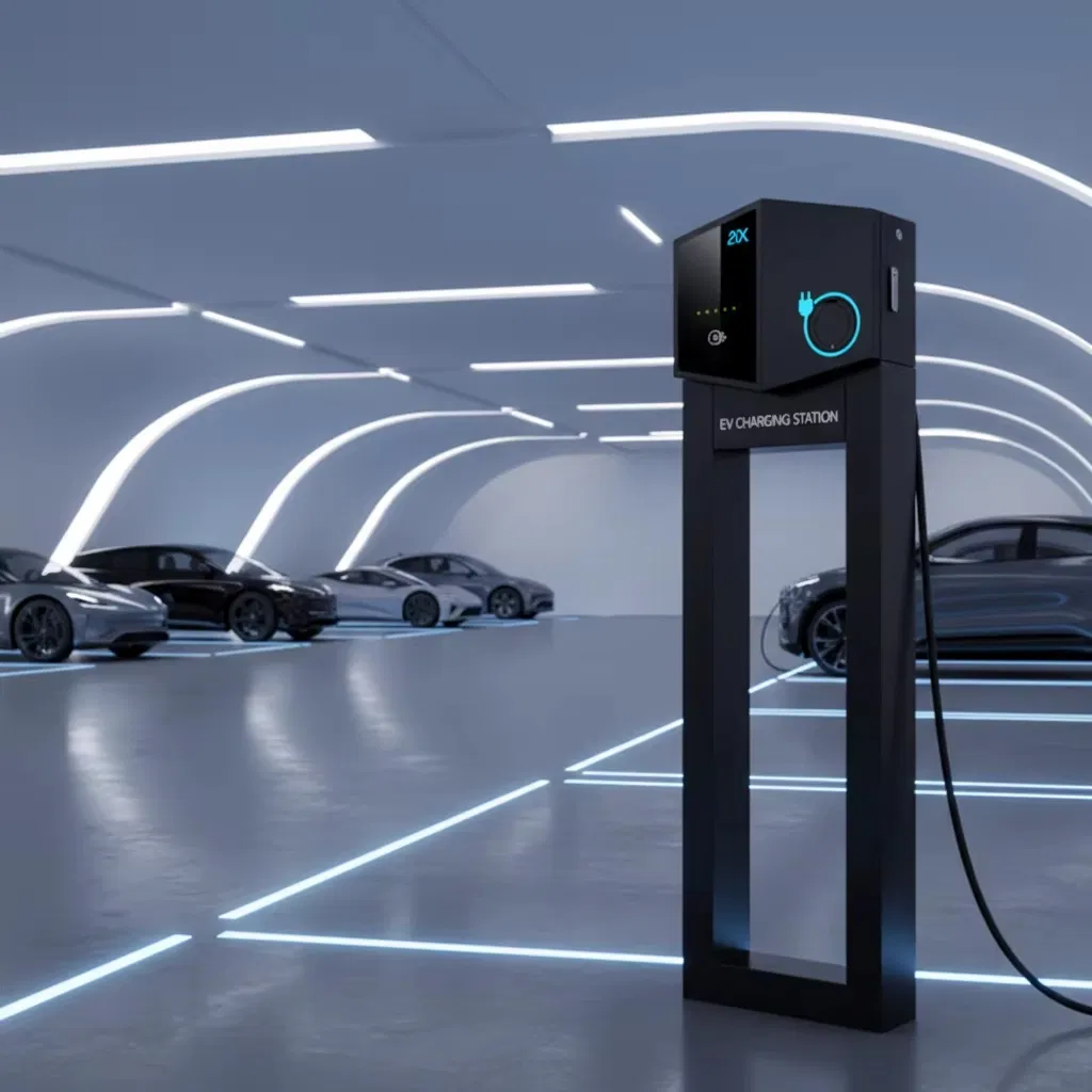 Ocpp 1.6 Certified 22kw EV Charger Dual Mount, RFID/APP for Office Building Use